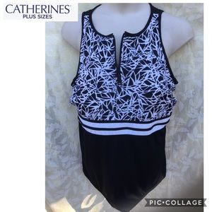 catherines swim tops